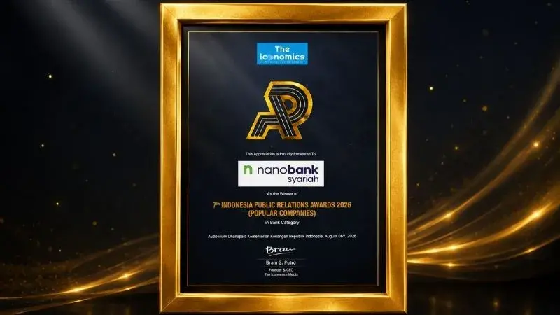 Nanobank Syariah Raih Penghargaan Indonesia Public Relations Awards 2026