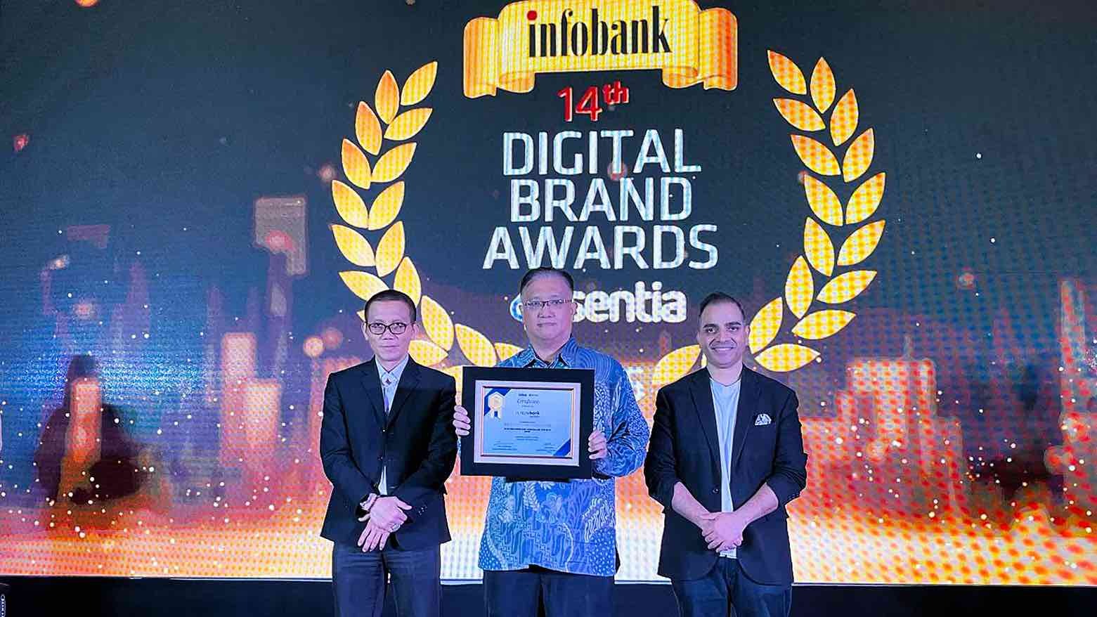 Nanobank Syariah Raih Dua Penghargaan di 14th Infobank - Isentia Digital Brand Awards 2025